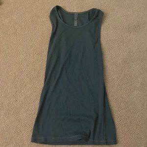 skims cotton rib long tank (color: kyanite)